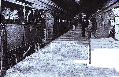 King William Street interior - twin track layout (after 1895)