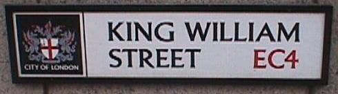 King William Street - Street Name